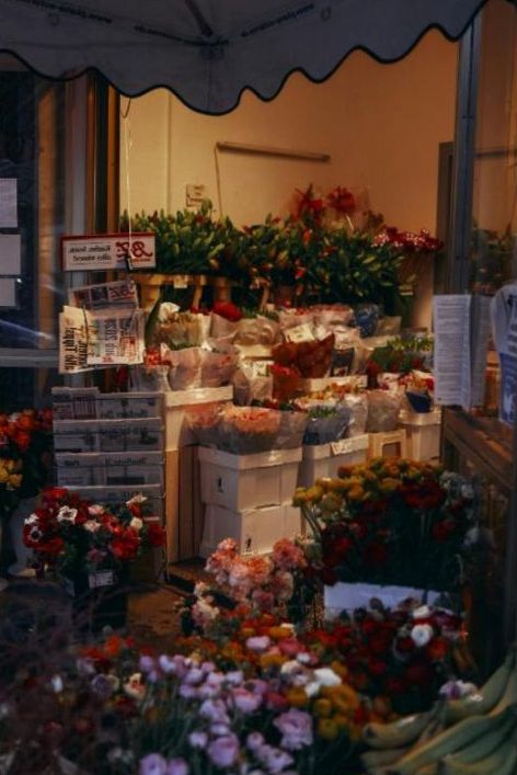 Colour palette for floral design